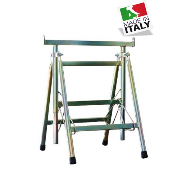 Coppia Cavalletti da Lavoro Telescopici 70-120 cm – Gambe Apribili - Portata max 250kg