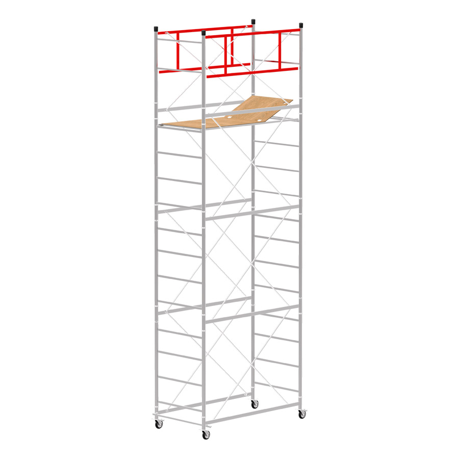 Trabattello M4 LUX base normale Altezza lavoro 6,20 metri