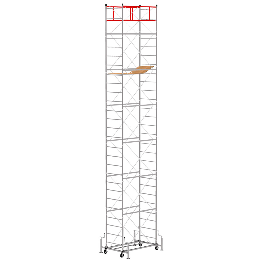 Trabattello M4 LUX base estraibile Altezza lavoro 9,70 metri